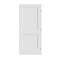 Codel Doors 36" x 80" x 1-3/8" Primed 2-Panel Interior Shaker 7-1/4" LH Prehung Door with Satin Nickel Hinges 3068pri8402LH15714 - alternate 1